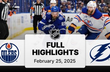 NHL Highlights | Oilers vs. Lightning | February 25, 2025