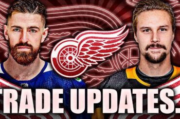 DETROIT RED WINGS TRADE UPDATE: STEVE YZERMAN TARGETING A D-MAN? Re: Filip Hronek, Erik Karlsson