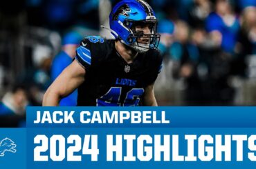 Jack Campbell highlights | 2024 Detroit Lions
