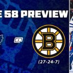 Maple Leafs at Boston Bruins - Game 58 Preview & Bets