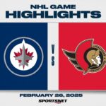 NHL Highlights | Jets vs. Senators - February 26, 2025