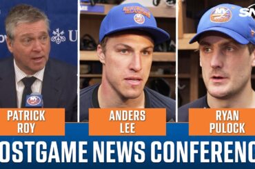 Patrick Roy, Anders Lee, Ryan Pulock talk turning page after Islanders blowout loss to Rangers | SNY