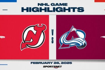 NHL Highlights | Devils vs. Avalanche - February 26, 2025