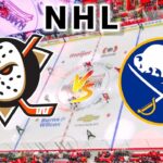 Anaheim Ducks vs Buffalo Sabres | 2025 NHL Live Play by Play Score