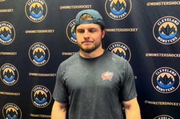 Trey Fix-Wolansky Postgame Press Conference (vs Belleville) | Lake Erie Monsters