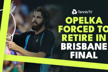Jiri Lehecka Vs Reilly Opelka Cut Short Due to Retirement | Brisbane 2025 Final Highlights
