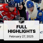 NHL Highlights | Blues vs. Capitals | February 27, 2025