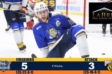HIGHLIGHTS 2/4/23 - Firebirds Secure 5-3 Victory on Flint Generals Night