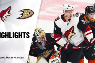 Coyotes @ Ducks 10/03/19 Highlights