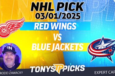Detroit Red Wings vs Columbus Blue Jackets 3/1/25 NHL Pick Prediction