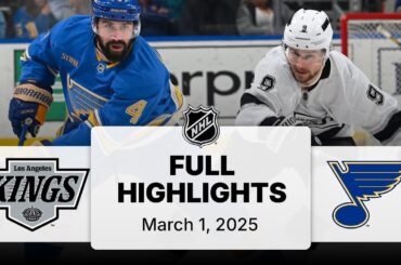 NHL Highlights | Kings vs. Blues | March 01, 2025