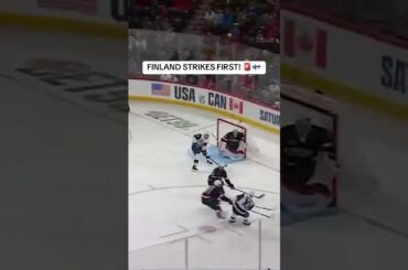 Finland Scores First VS The Americans Thanks To Henri Jokiharju