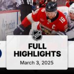NHL Highlights | Lightning vs. Panthers | March 03, 2025