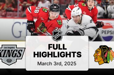 NHL Highlights | Kings vs. Blackhawks | March 03, 2025