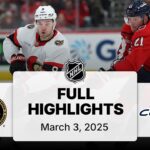NHL Highlights | Senators vs. Capitals | March 03, 2025