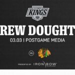 Defenseman Drew Doughty | 03.03.25 LA Kings fall to Chicago Blackhawks | Postgame Media