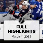 NHL Highlights | Blue Jackets vs. Lightning I March 4, 2025
