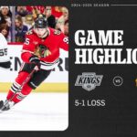 LA Kings Drop Fourth Straight Game in Loss to Chicago Blackhawks | Game Highlights