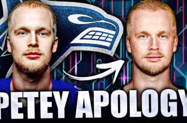 ELIAS PETTERSSON JUST DROPPED A BOMB: APOLOGY TO THE MEDIA & ACCOUNTABILITY (Canucks News)