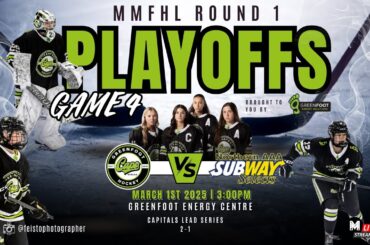 Playoffs Greenfoot Capitals vs. Subway Selects game 4 round 1 March 1st  series 2-1 3pm