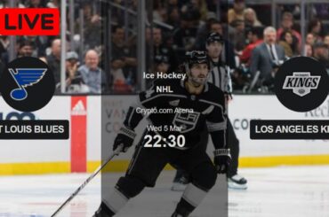 St Louis Blues vs Los Angeles Kings NHL Hockey 🏒 Live Stream Gamecast