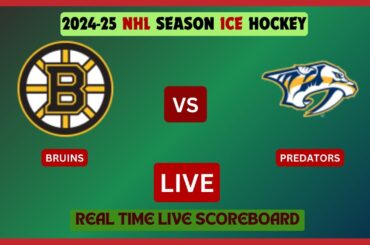 Boston Bruins Vs Nashville Predators LIVE Score UPDATE 2024-25 NHL Season Hockey Mar 04 2025