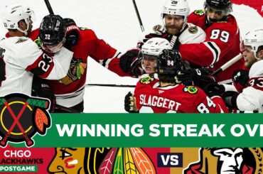 Ryan Donato scores, Blackhawks lose in overtime against Senators | CHGO Blackhawks POSTGAME Podcast