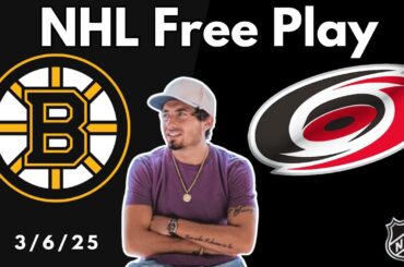 NHL Pick - Boston Bruins vs Carolina Hurricanes Prediction, 3/6/2025 Best Bets, Odds & Betting Tips