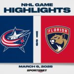 NHL Highlights | Blue Jackets vs. Panthers - March 6, 2025