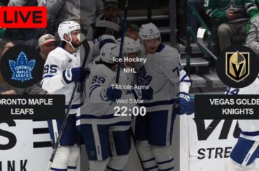 Toronto Maple Leafs vs Vegas Golden Knights NHL Hockey 🏒 Live Stream Gamecast