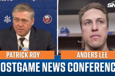 Patrick Roy, Anders Lee talk Islanders' 3-2 win over Winnipeg | SNY