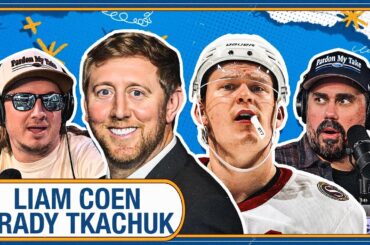 LIAM COEN ADDRESSES WEIRD PRESS CONFERENCE MOMENT + CAPTAIN AMERICA BRADY TKACHUK