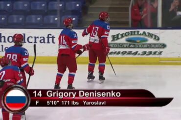 Denisenko gets two second-period goals vs. Czechs -- 2/15/18