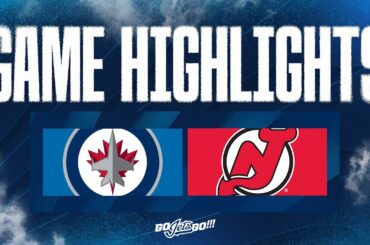 New Jersey Devils vs. Winnipeg Jets - Game Highlights