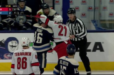 Max Domi vs. Nino Niederreiter Fight (Feb. 7, 2021)