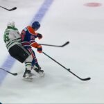 Oilers' Jake Walman Delivers Massive Open-Ice Hit On Mikko Rantanen