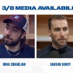 NYR at OTT: Mika Zibanejad and Carson Soucy Postgame Media Availability | Mar. 8, 2025