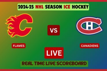 Montreal Canadiens Vs Calgary Flames LIVE Score UPDATE Today 2024-25 NHL Season Hockey Mar 08 2025