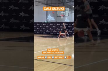 Cali Suzuki working on ball handling, footwork , court vision and long range shooting with AJ Moye