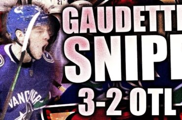 ADAM GAUDETTE SNIPE, BO HORVAT GOAL, ROUSSEL 20 ASSISTS (Vancouver Canucks OT Loss Arizona Coyotes)