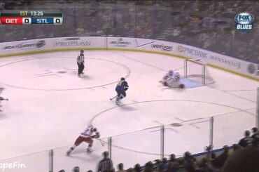 Vladimir Tarasenko | Two (2) Goals in his NHL debut | St.Louis Blues - Detroit Red Wings HD