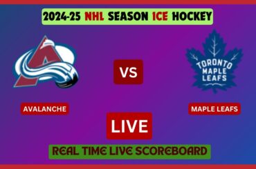 Colorado Avalanche Vs Toronto Maple Leafs LIVE Score UPDATE 2024-25 NHL Season Hockey Mar 08 2025