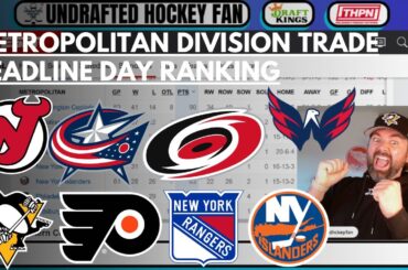 Winners and Losers of Trade deadline in the Metro?! NHL Trade Deadline Ranking - Metro Division