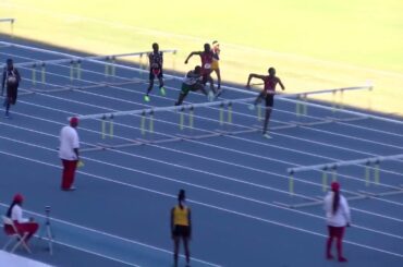 Bahamas U17 110M Hurdles Boys Finals Carifta Trials and National High School Championships