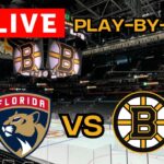 LIVE: Florida Panthers VS Boston Bruins Commentary/Scoreboard! #nhlbruins