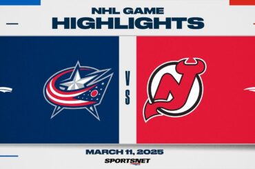 NHL Highlights | Devils vs. Blue Jackets - March 11, 2025