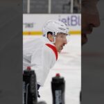 Marchy on the ice for the first time as a Panther. 😼