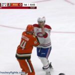 Arber Xhekaj vs Ross Johnston Feb 02, 2025