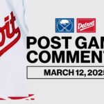 Patrick Kane, Marco Kasper, Todd McLellan Post Game Comments vs. BUF | March 12, 2025