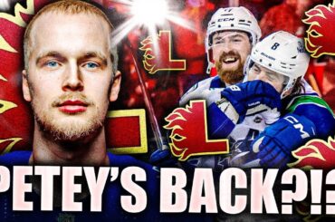 ELIAS PETTERSSON IS (ALMOST) BACK! CANUCKS DEFEAT THE FLAMES IN A NAILBITING SHOOTOUT WIN